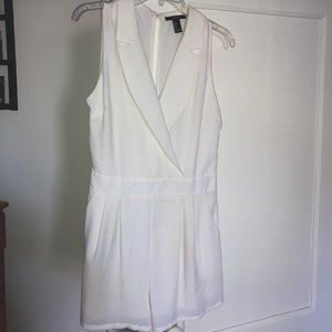 Dressy white romper